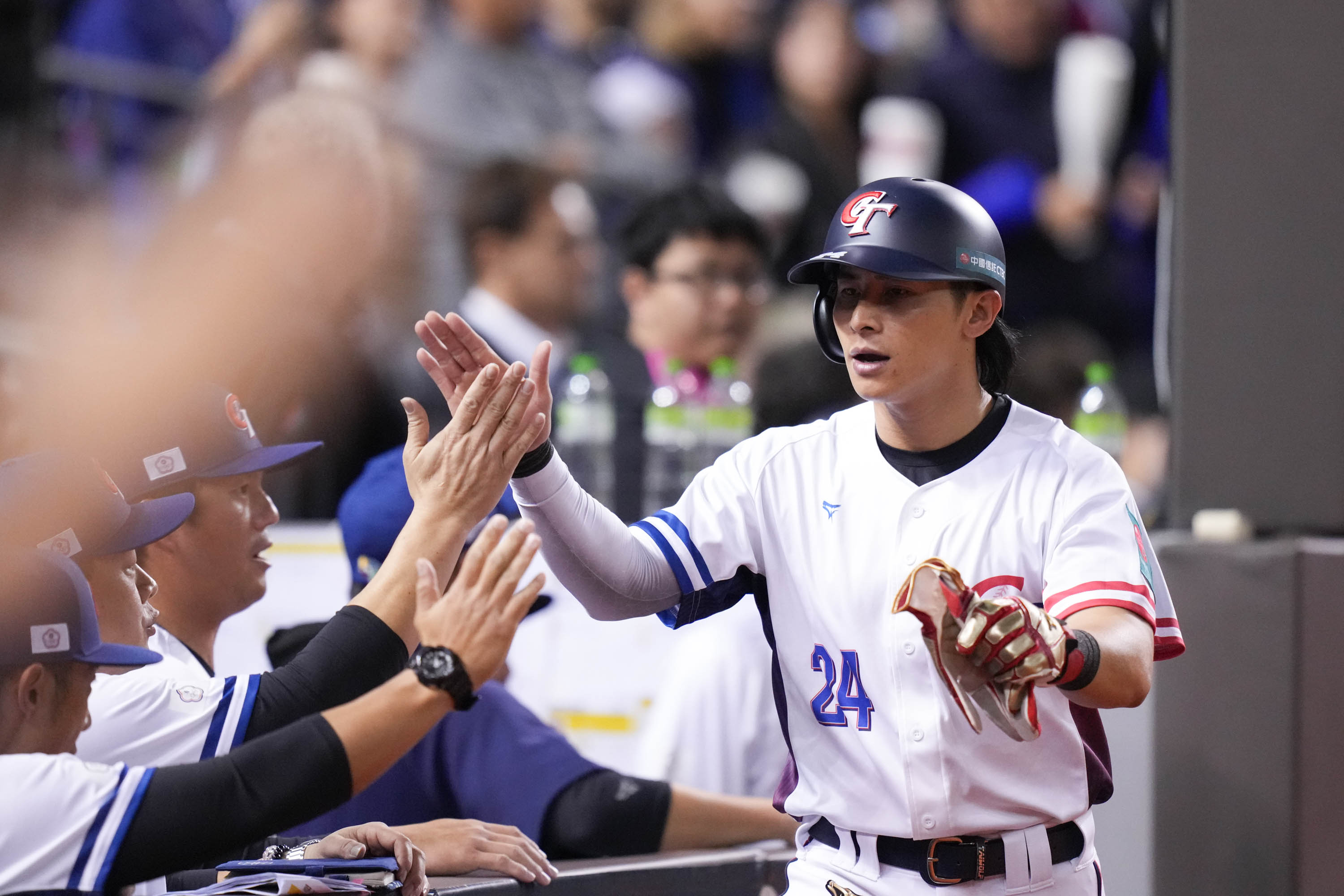 陳傑憲昨敲安助台灣隊得分，可惜最終仍以5：12敗給西班牙，賽後他坦言，對方的打者和情蒐的狀況不太一樣。（中華棒協提供）