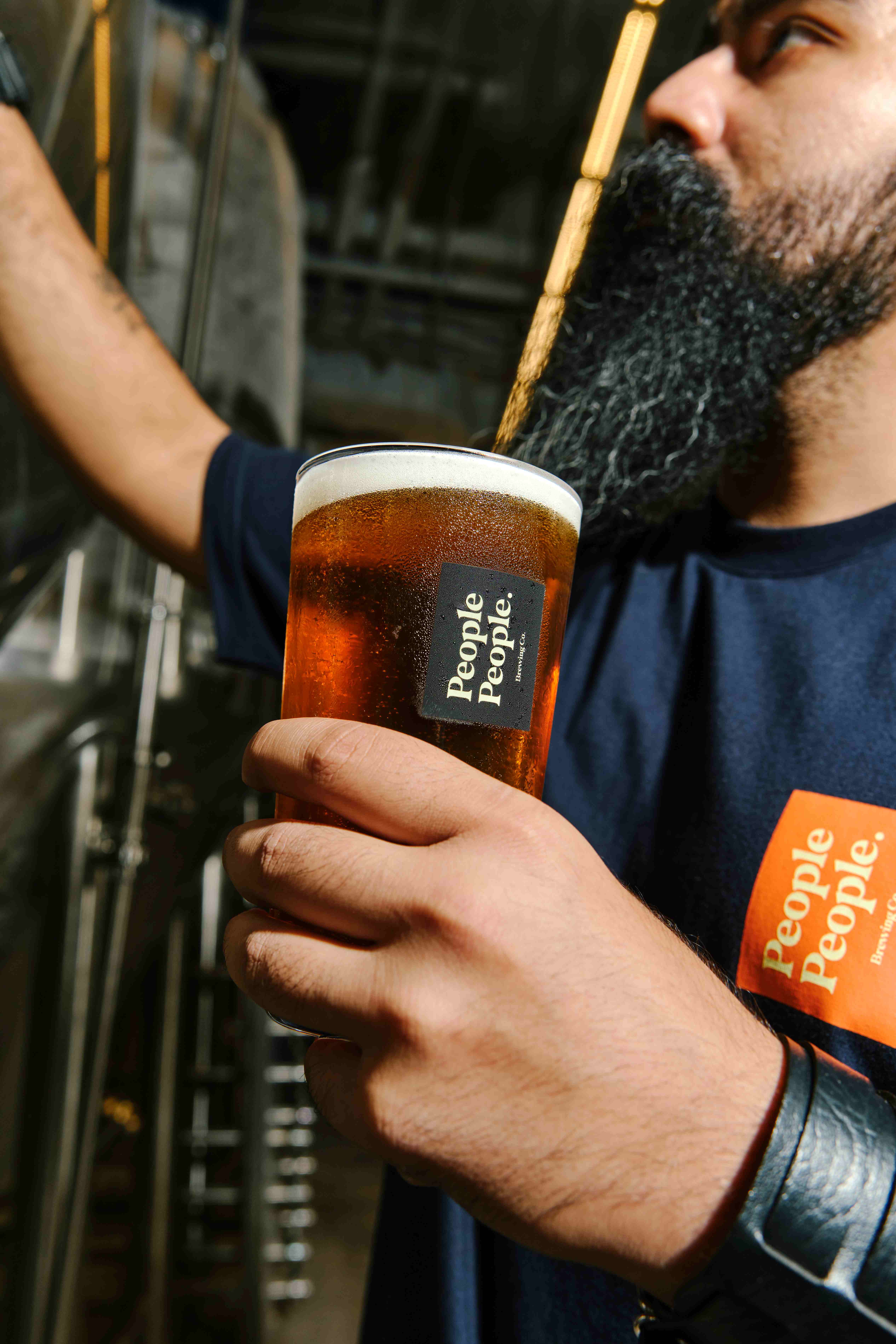 採用桶底發酵(Bottom-fermenting)技術,在較低溫度下釀造的PPBc Lager。(Photo Credit:RYAN LOH)