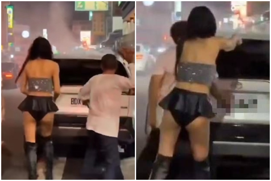 一名正妹熱心捧水幫忙，讓大票人歪樓並直喊人美又心善。（翻攝自破窗救火臉書）