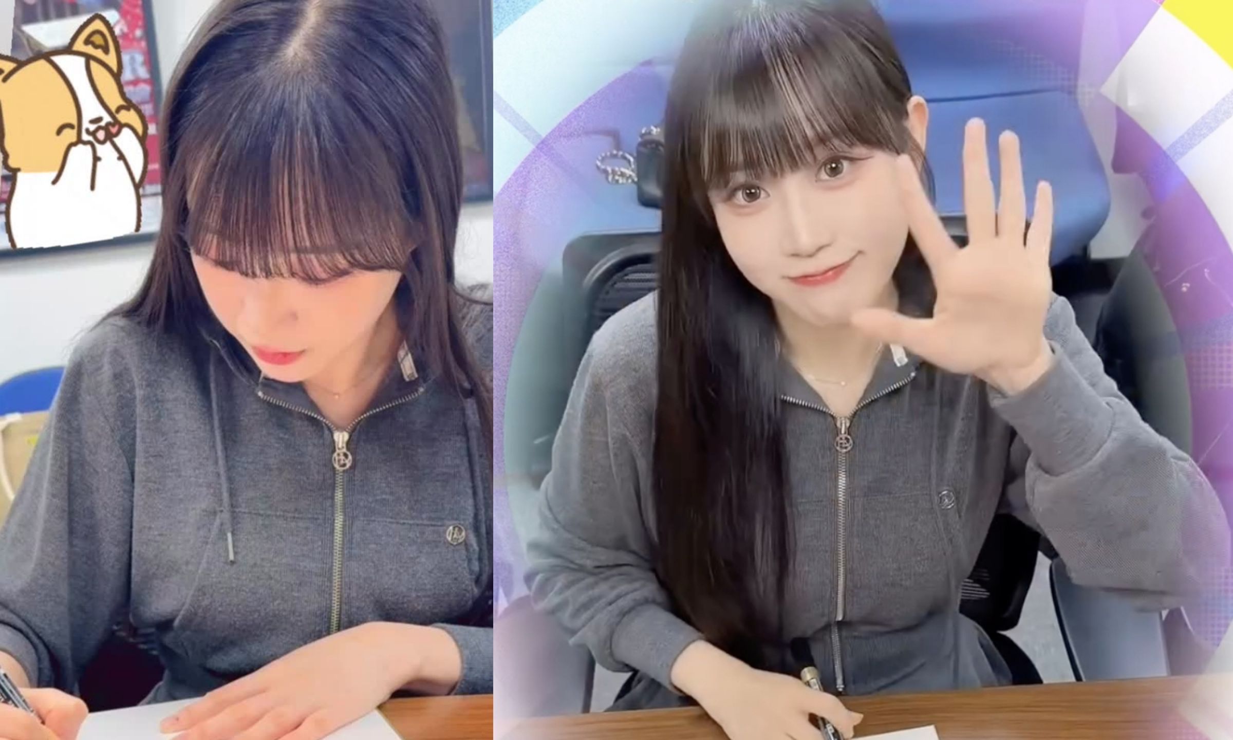 中信兄弟韓籍啦啦隊邊荷律返台為活動作準備。（翻攝Passion sisters IG）