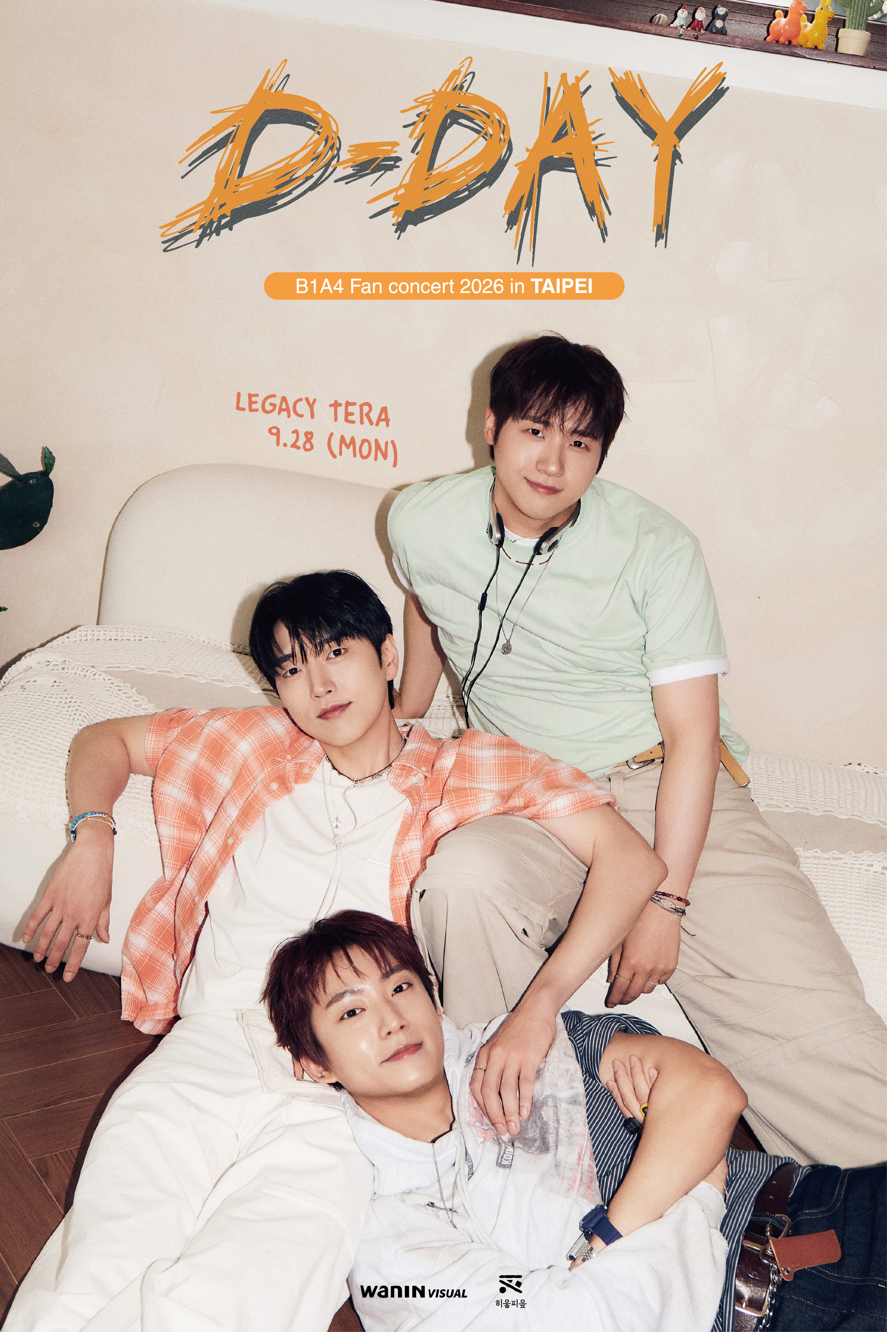 B1A4推出15週年迷你專輯《SET》，以「剪刀、石頭、布」象徵三位成員與粉絲間的緊密連結。（網銀國際影視提供）