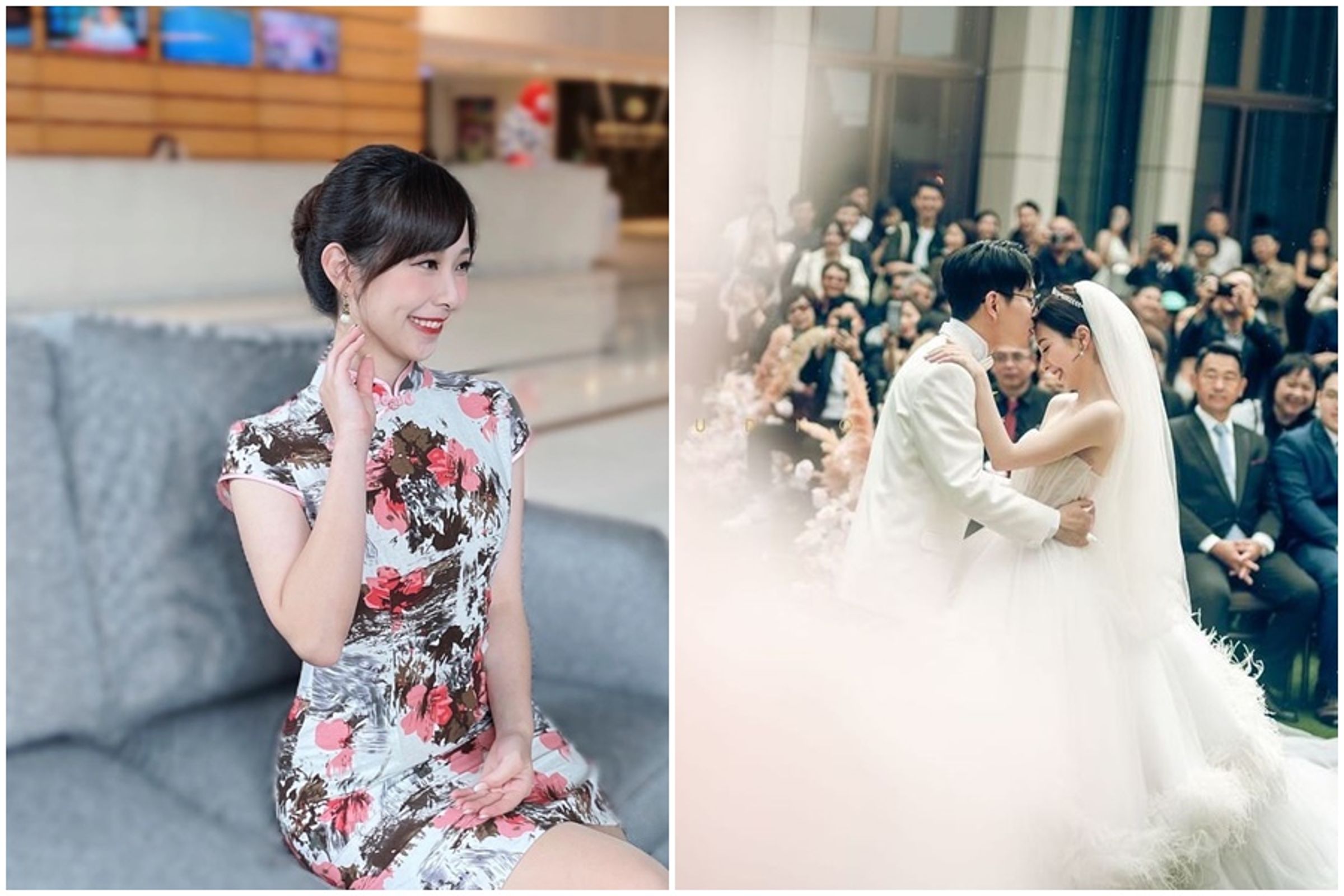三立氣象主播陳宥蓉與老公的相識過程宛如偶像劇真人版。。(翻攝自陳宥蓉IG)