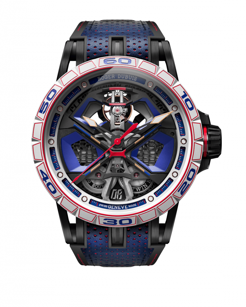 ROGER DUBUIS Excalibur Spider Huracán Monobalancier王者競速系列Huracán單擺輪腕錶