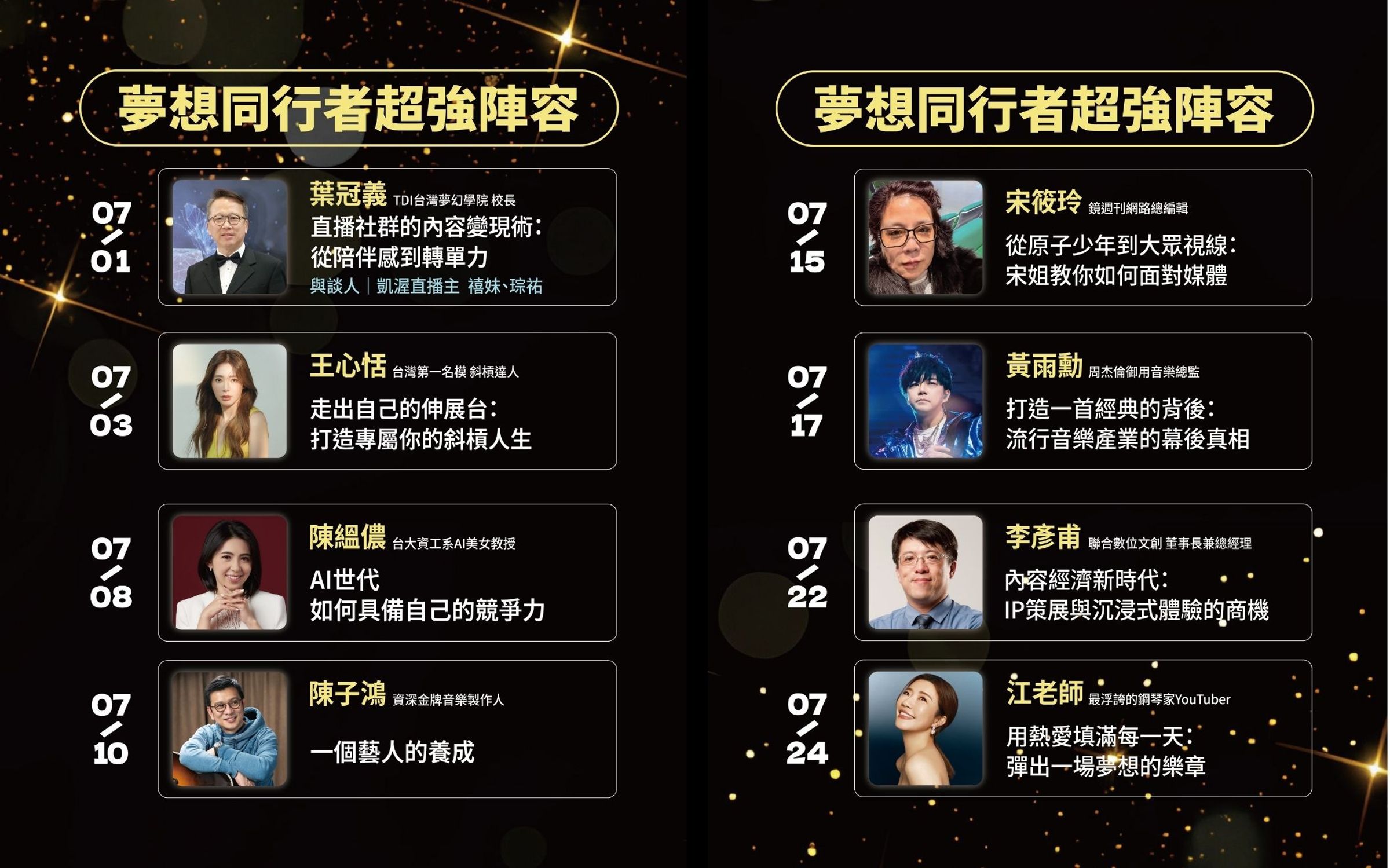 凱渥創意夏令營邀請在表演、媒體與音樂領域的專家,傳授內容製作的實戰經驗。(凱渥提供)