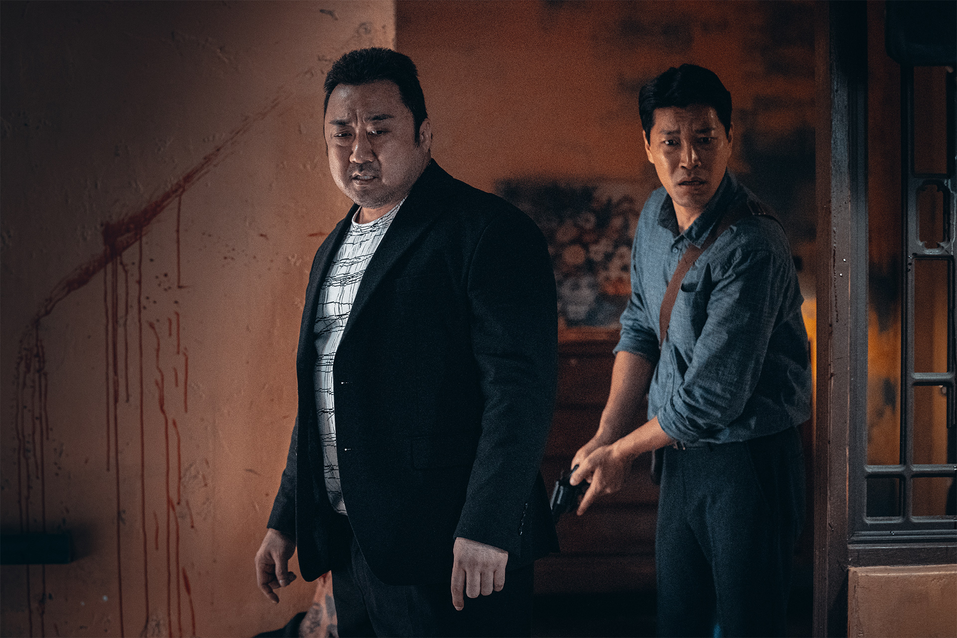 馬東石《犯罪都市2》盡現韓國暴力美學。（車庫娛樂提供）
