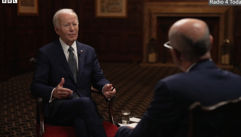 拜登在卸任後首度接受訪問。（翻攝自X@JoeBiden）