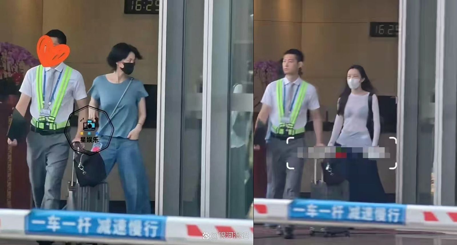 王菲攜李嫣返京 20歲靚妹秀透視黑bra 天后秒變「隨行老媽」
