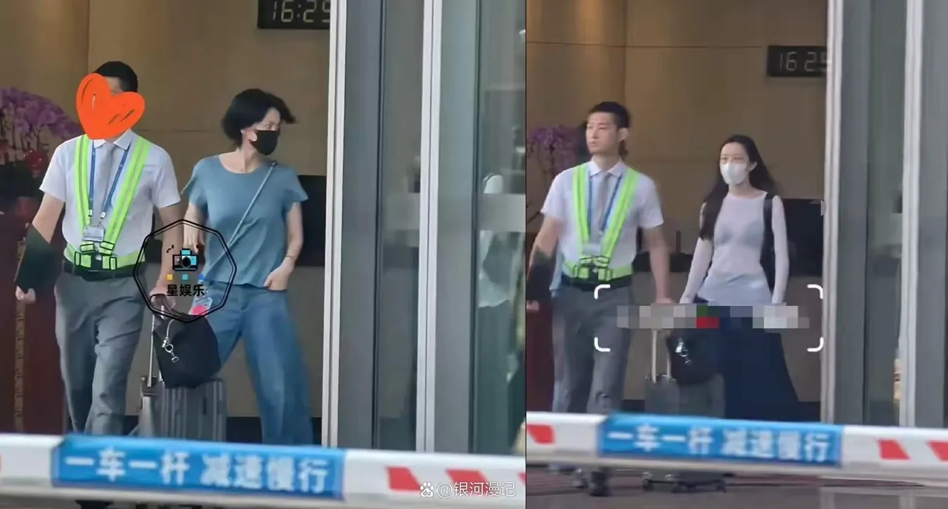 王菲在雲南與2個女兒度過生日後，與李嫣一起返回北京。（微博圖片）