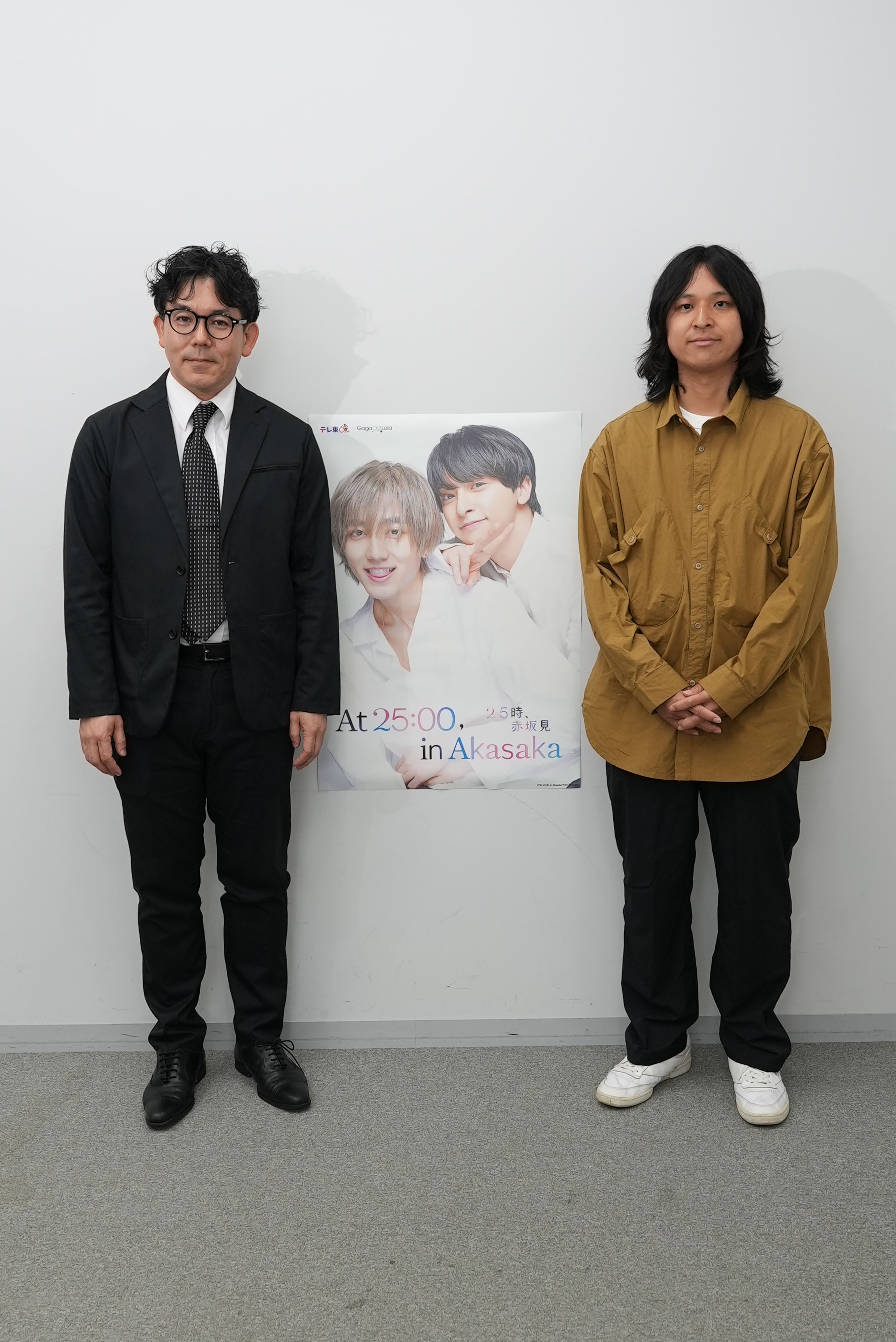 製作人江川智（左）與導演堀江貴大首次製作BL劇，從前期溝通就下足功夫。（GagaOOLala提供）