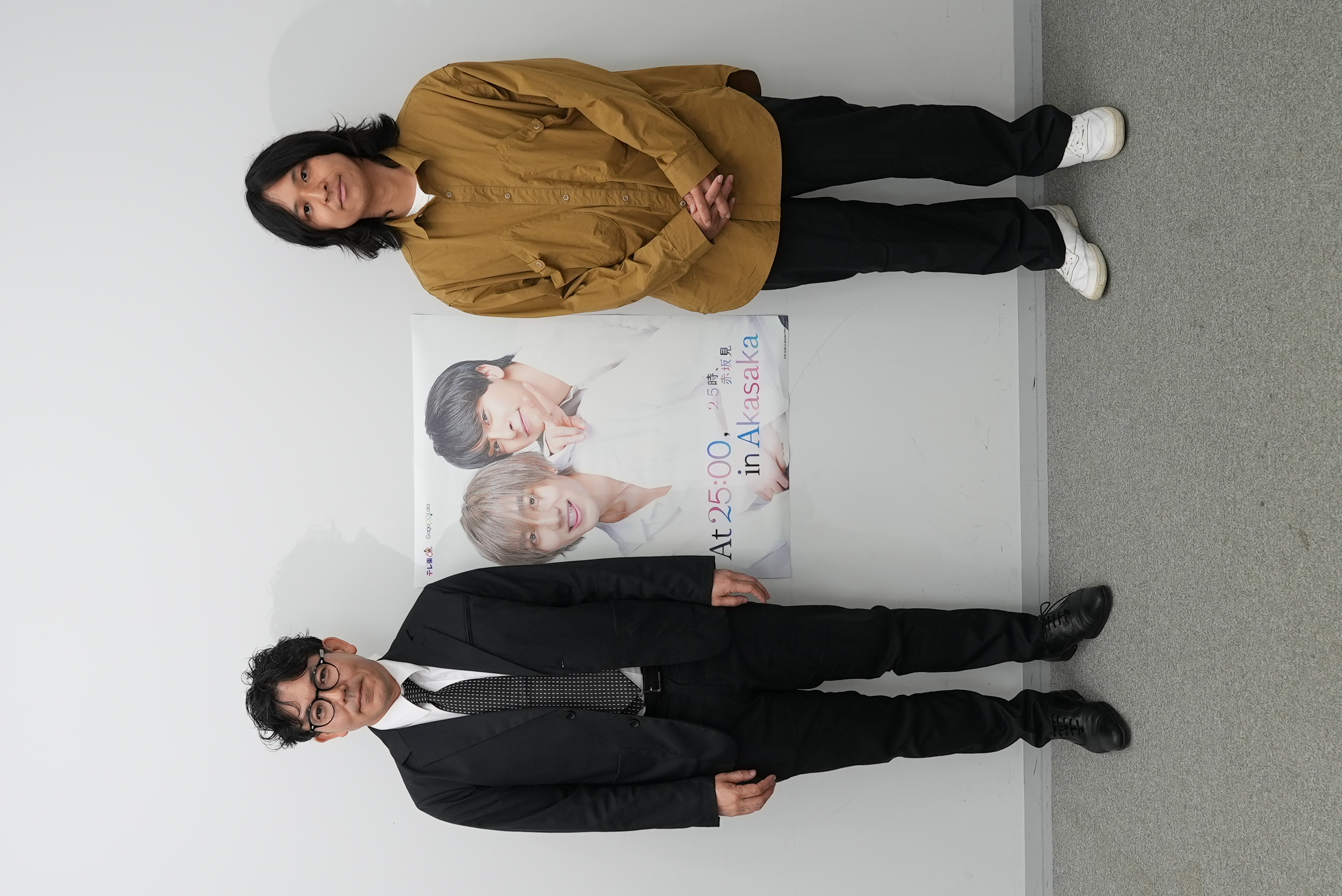 製作人江川智(左)與導演堀江貴大首次製作BL劇,從前期溝通就下足功夫。(GagaOOLala提供)