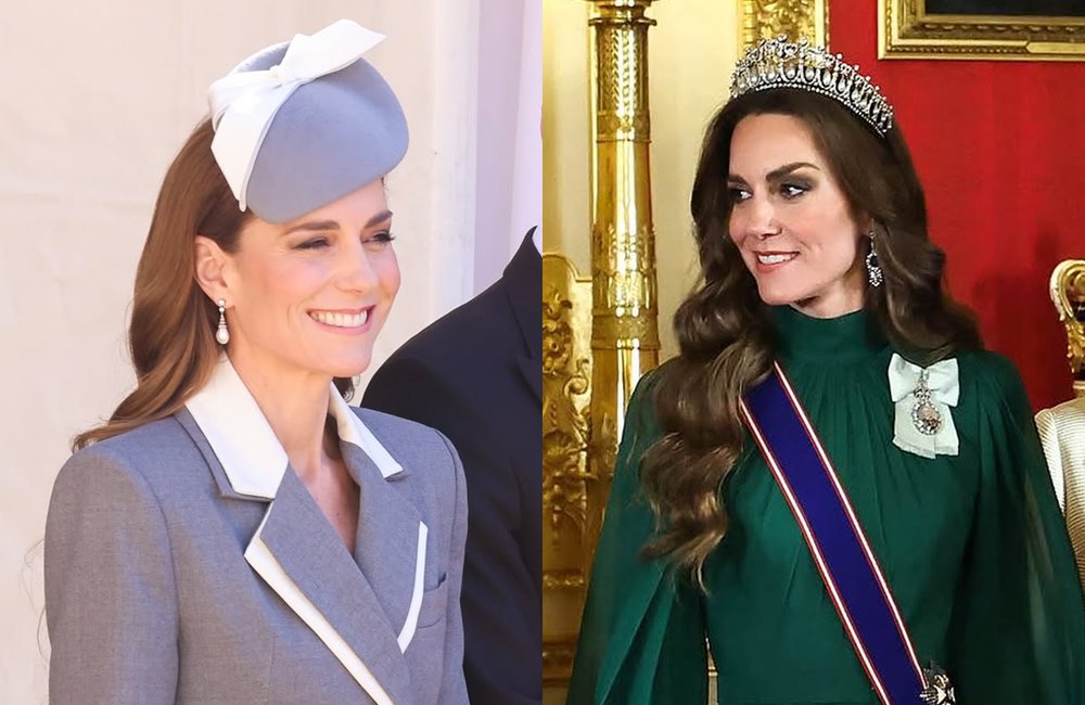 凱特王妃一天換上2套衣服，展現升級版的時尚外交。（翻攝princeandprincessofwales IG）