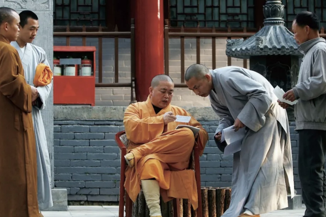 少林寺官方證實，住持釋永信涉嫌刑事犯罪遭到調查中。（翻攝自微博）