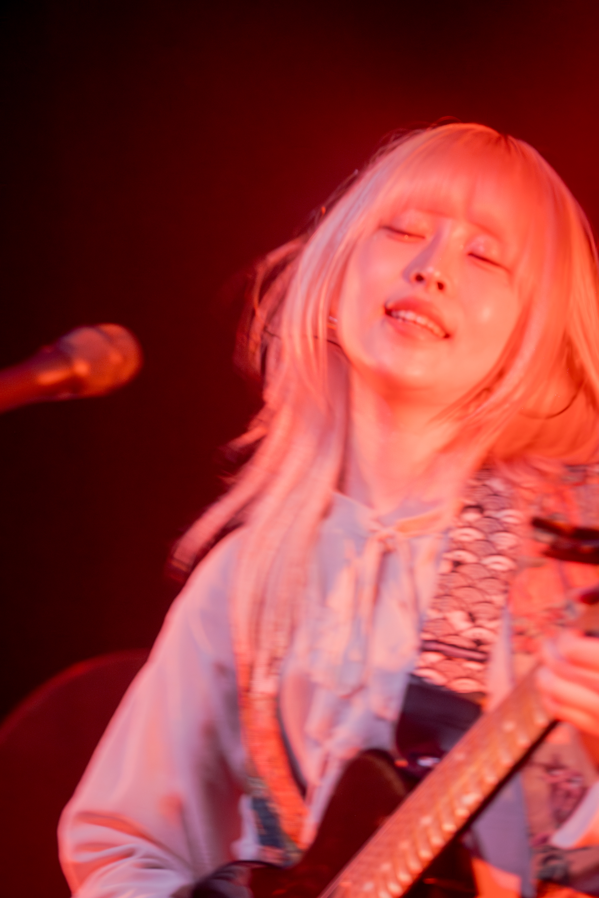 藤川千愛帶來超過20首歌曲，聽得歌迷大喊：「太幸福！」（大鴻藝術BIG ART提供）