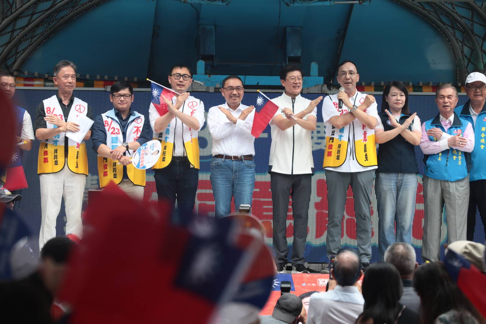 羅明才今在反惡罷造勢活動上，稱地方若行有餘力也可以進一步討論還稅於民。