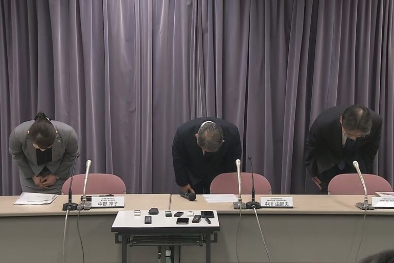 面對外界猛烈抨擊,日本航空昨公開致歉,並承認酒精相關問題一再發生,已經嚴重損害社會信賴。(翻攝自JNN)