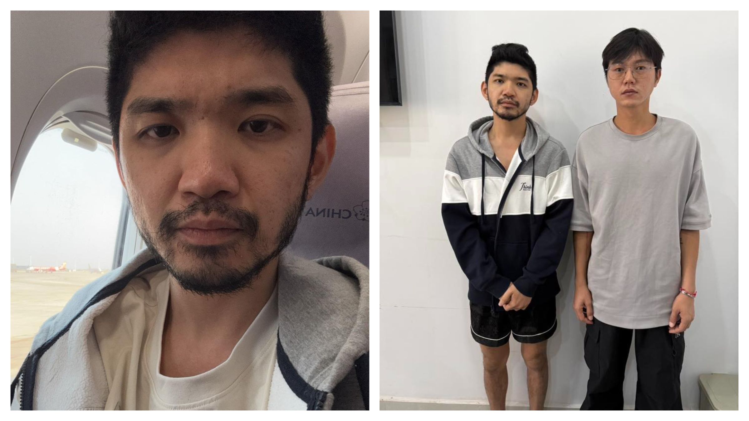 曾在柬埔寨涉案入獄的直播主「晚安小雞」確定返回台灣，刑事局稍早證實他因在台另涉案件遭通緝，班機一落地就依法逮捕解送歸案。（翻攝自臉書@晚安小雞）