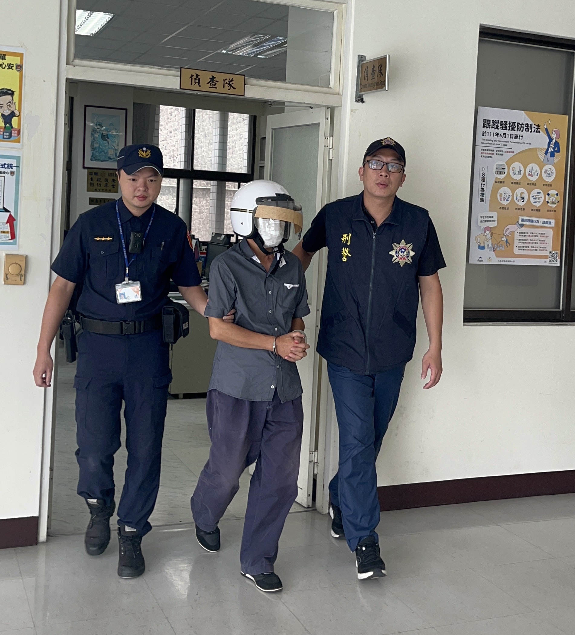 楊男涉嫌違反詐欺罪遭送辦。（警方提供）
