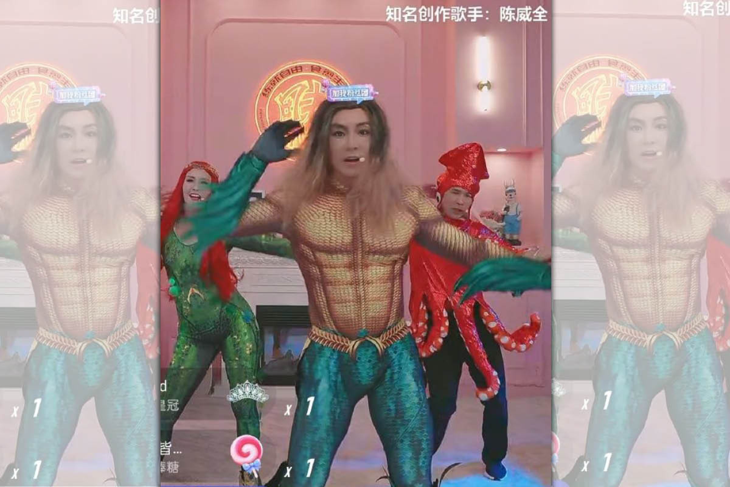 劉畊宏直播遭強制中斷！10萬人跳操跳一半看到黑畫面。（翻攝自劉畊宏微博）