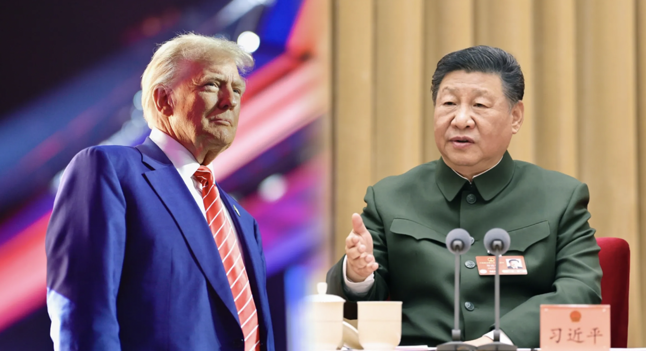 美國總統川普（左）、中國國家主席習近平（右邊）時隔6年，將於週四會面。（翻攝川普臉書、共產黨官網）