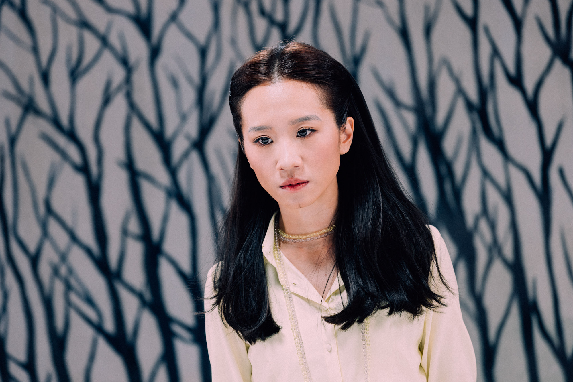 Lulu黃路梓茵重現《我是一片雲》的林青霞造型。（金馬執委會提供）