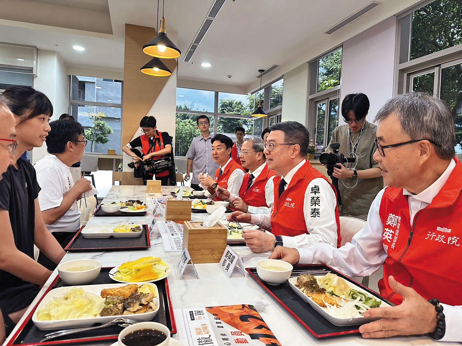 成立運動部是總統賴清德重要政見，行政院長卓榮泰也曾多次到國訓中心關心選手。（翻攝教育部官網）