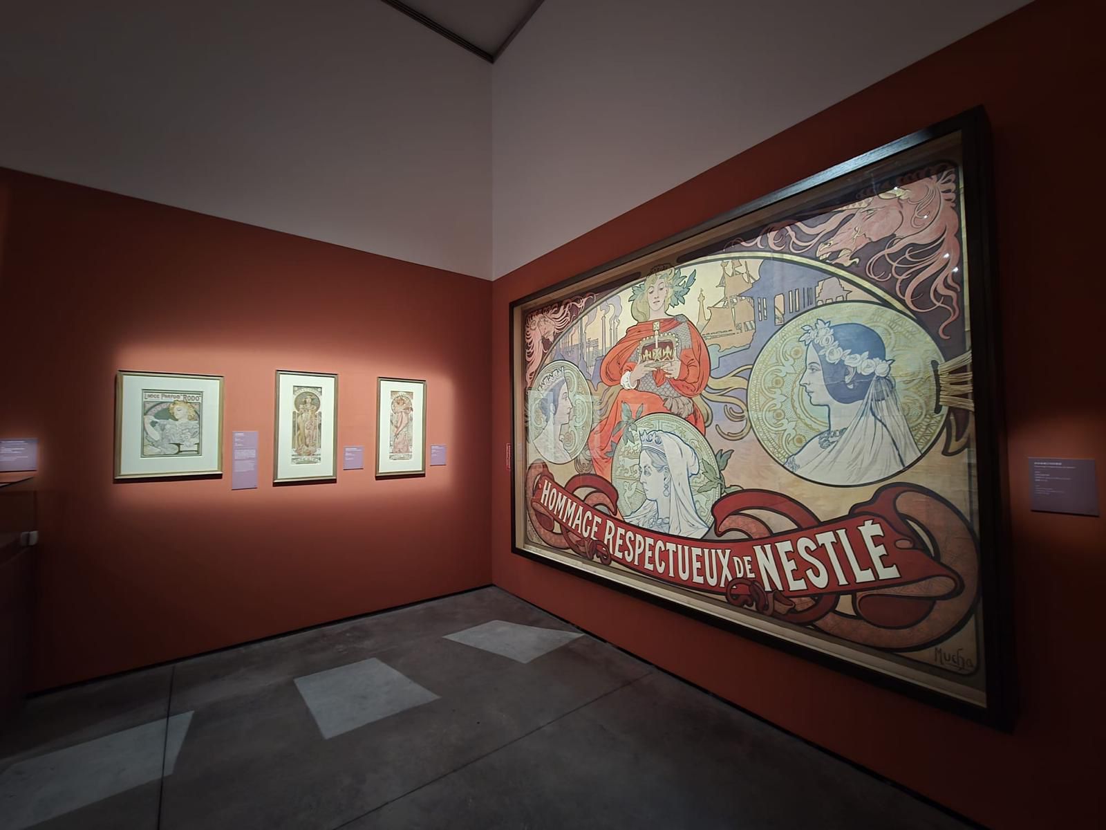 捷克藝術巨擘阿爾豐斯・慕夏（Alphonse Mucha）在臺南國家美術館展出156件真跡作品。（文化部提供）