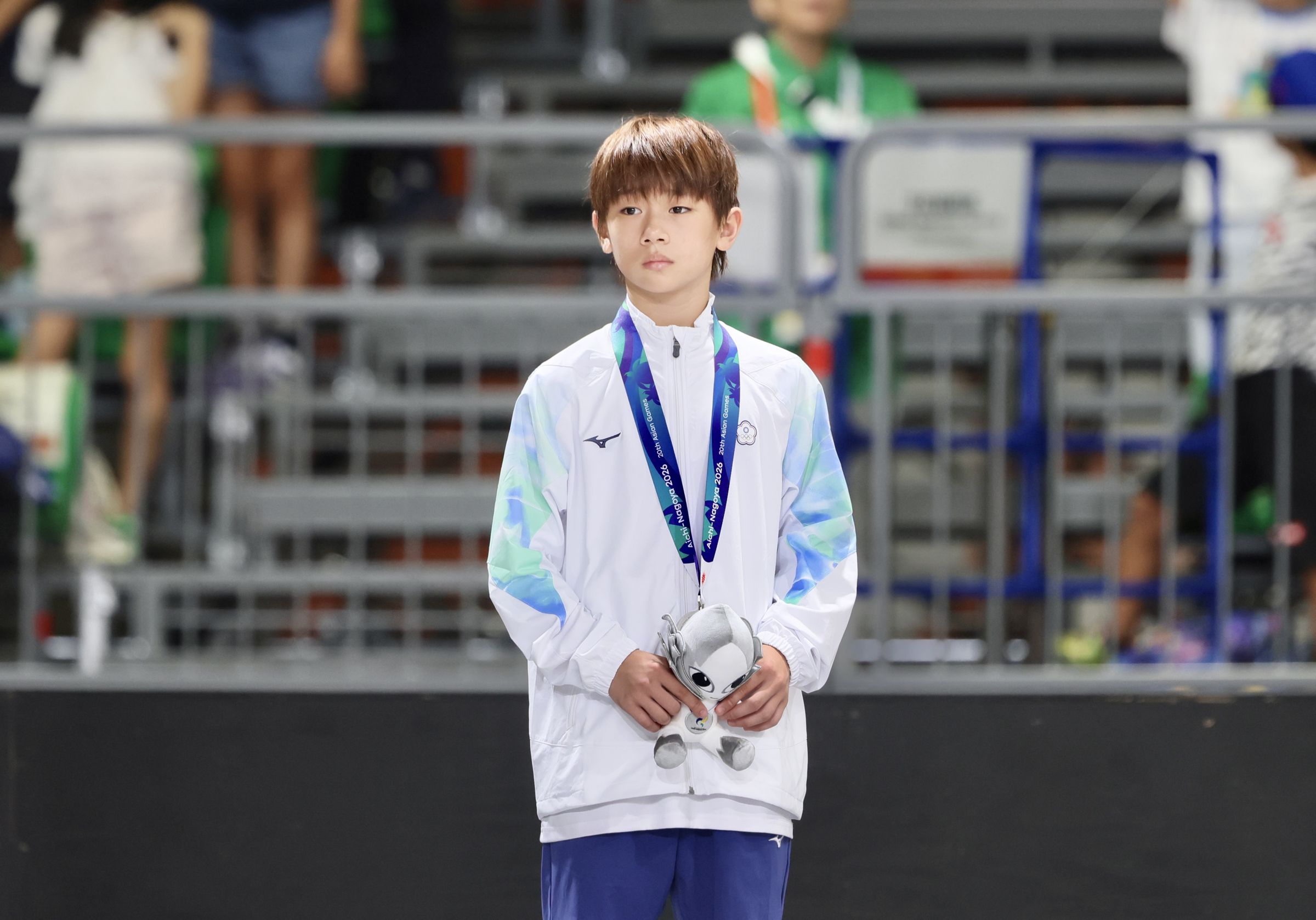 12歲滑板天才辜泳諺逆轉奪銀。（中華奧會提供）