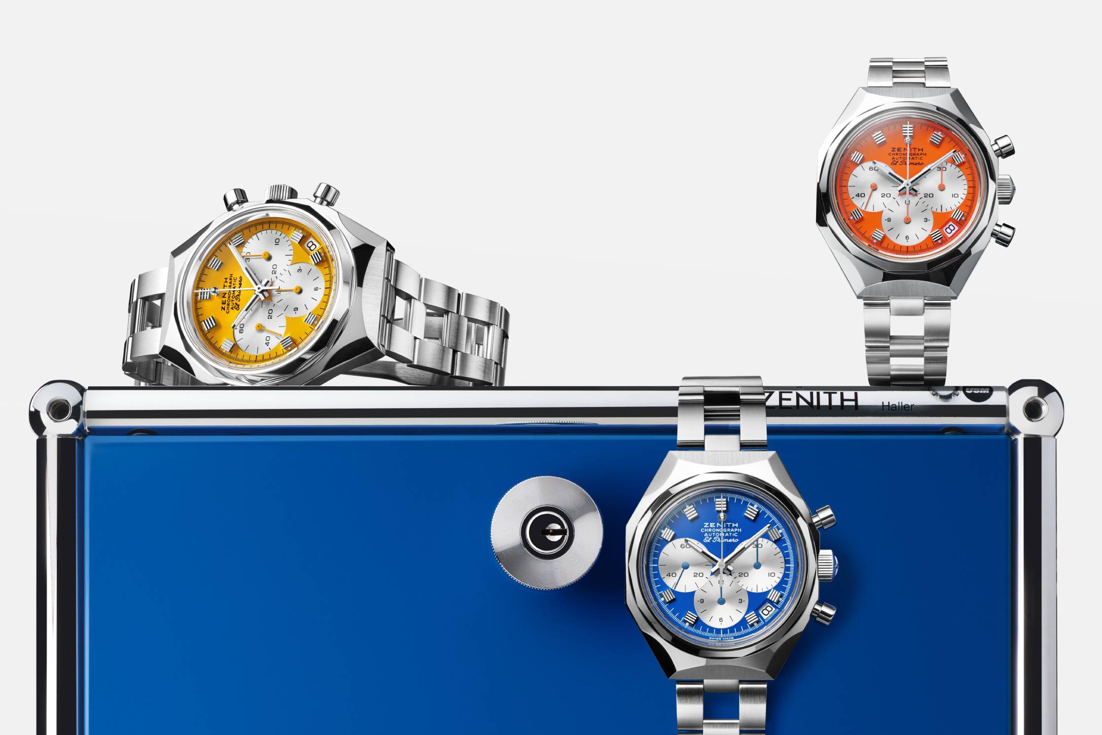 新錶2025／兩個瑞士經典的想像性共構！ZENITH Defy計時碼錶USM膠囊系列