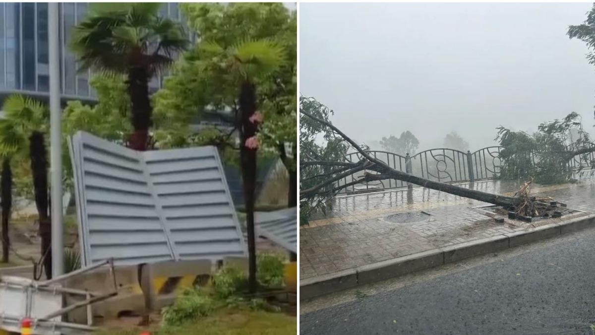 民眾曝上海災情。（翻自微博）