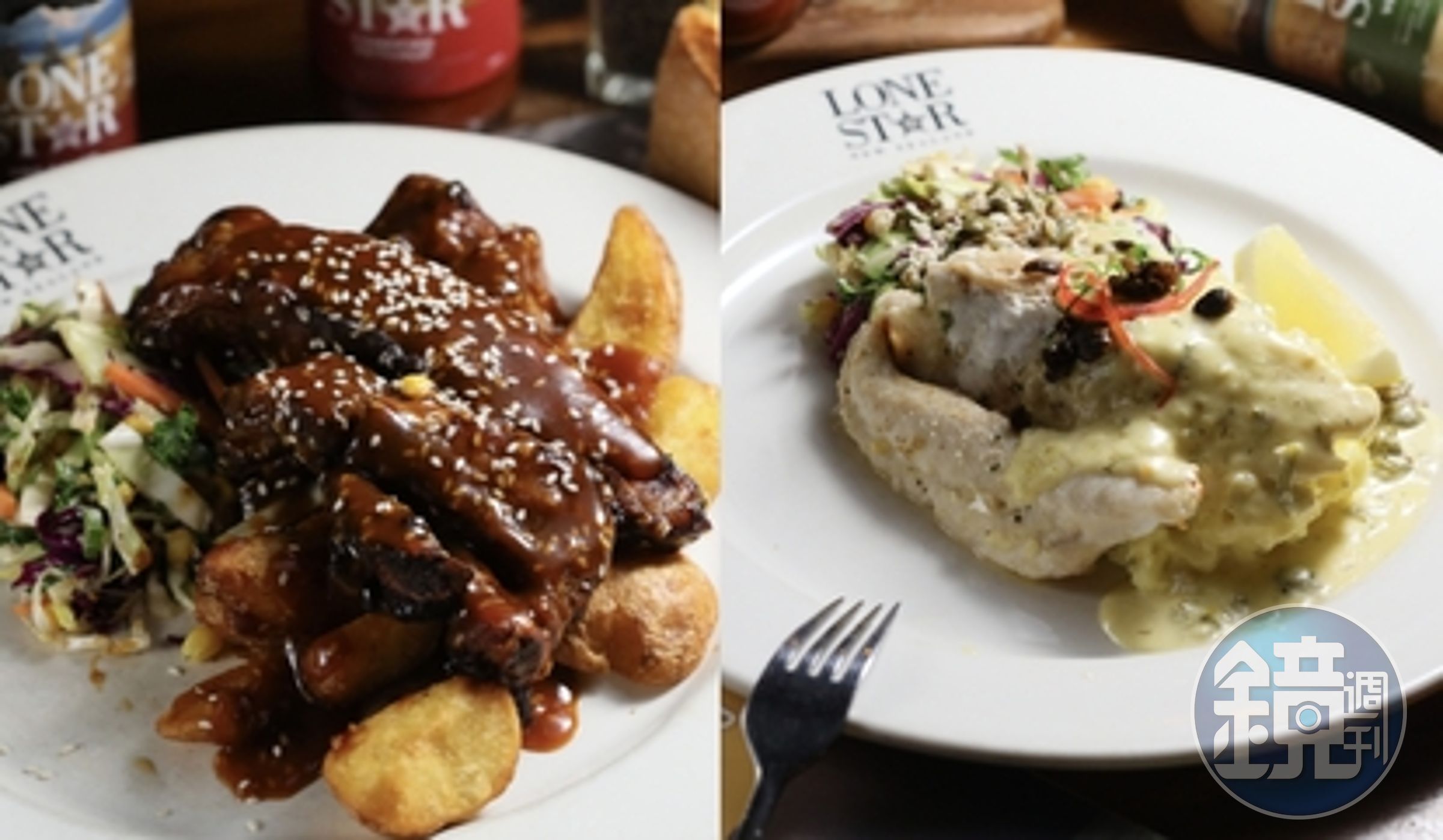 「孤星餐廳（Lone Star Restaurant and Bar）」的料理結合了美式與墨西哥風味。