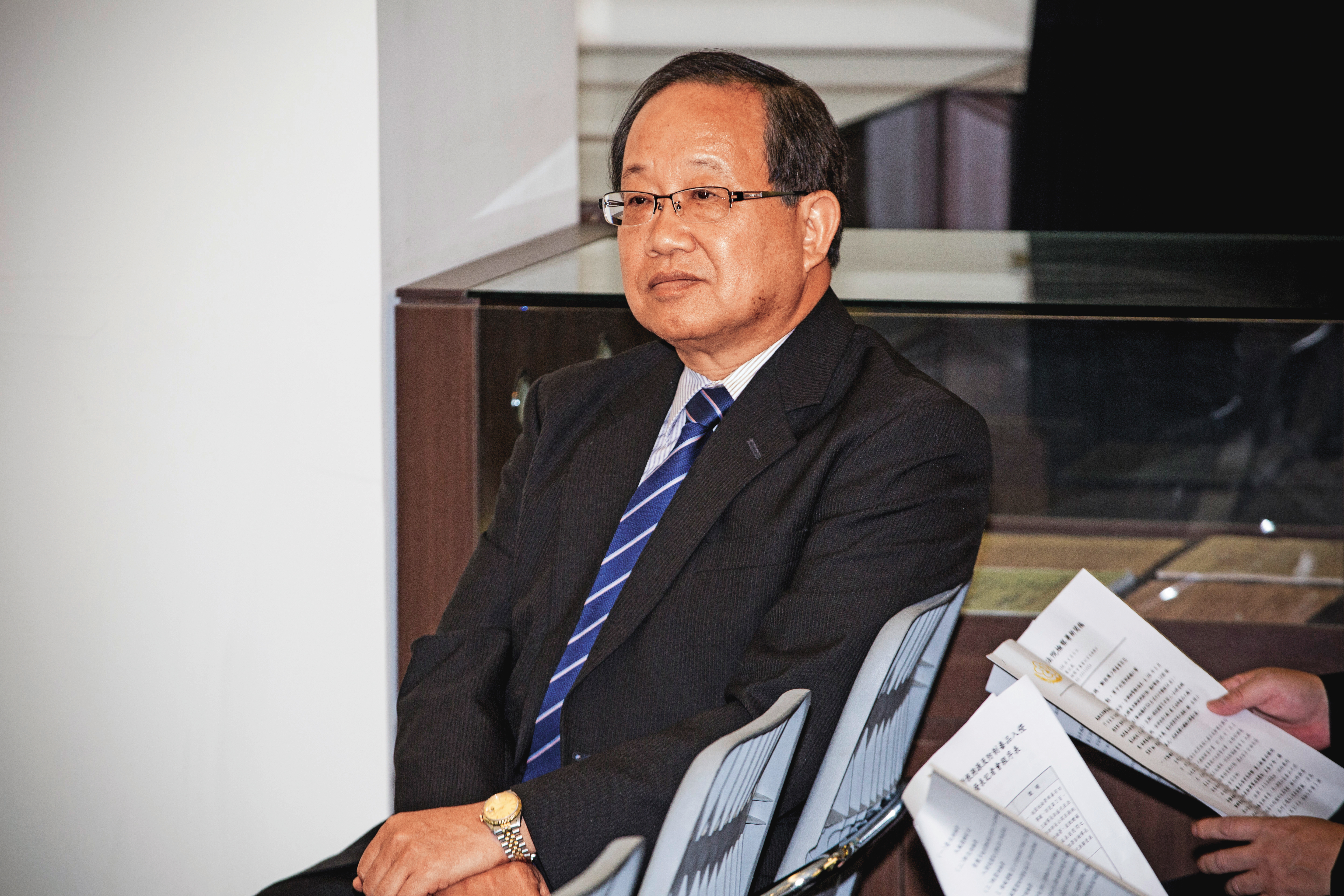  桃園地檢署前檢察長彭坤業（圖）曾遭陳嘉義指控關說，最後慘遭拔官下台。