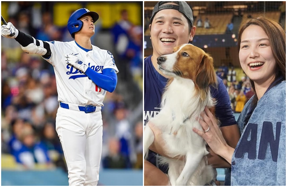 真美子今天為大谷翔平選擇了知名動漫《美少女戰士》主題曲作為「女性之夜」出場曲。（翻攝IG@shoheiohtani）