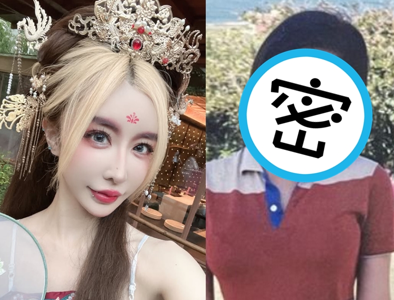 雪碧公開未整形前的舊照，讓不少人驚呼完全判若兩人。（翻攝IG@sprite0719ss、雪碧臉書）
