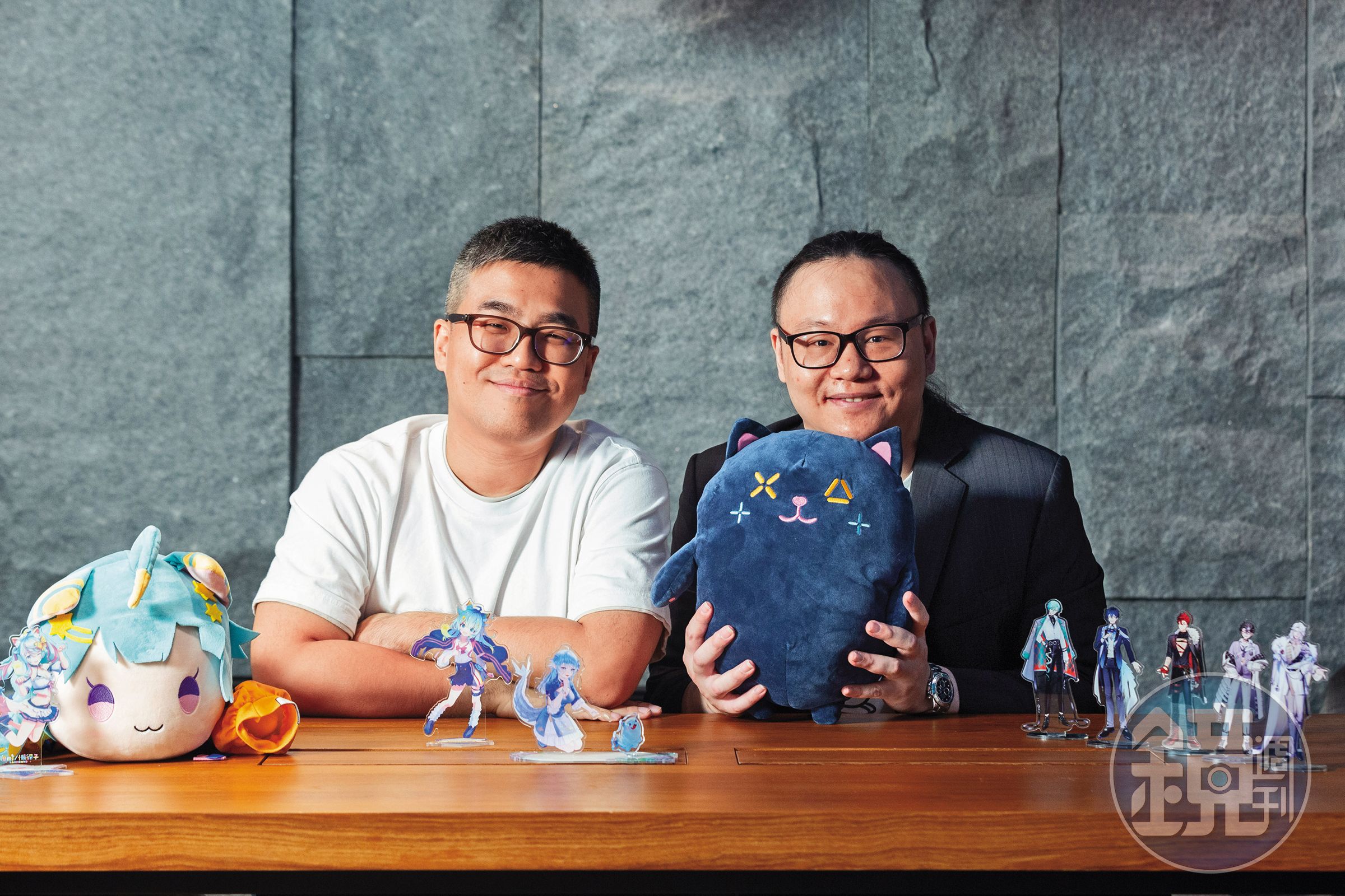 陳彙中(左)、許昊(右)合力推動魔競娛樂VTuber業務。