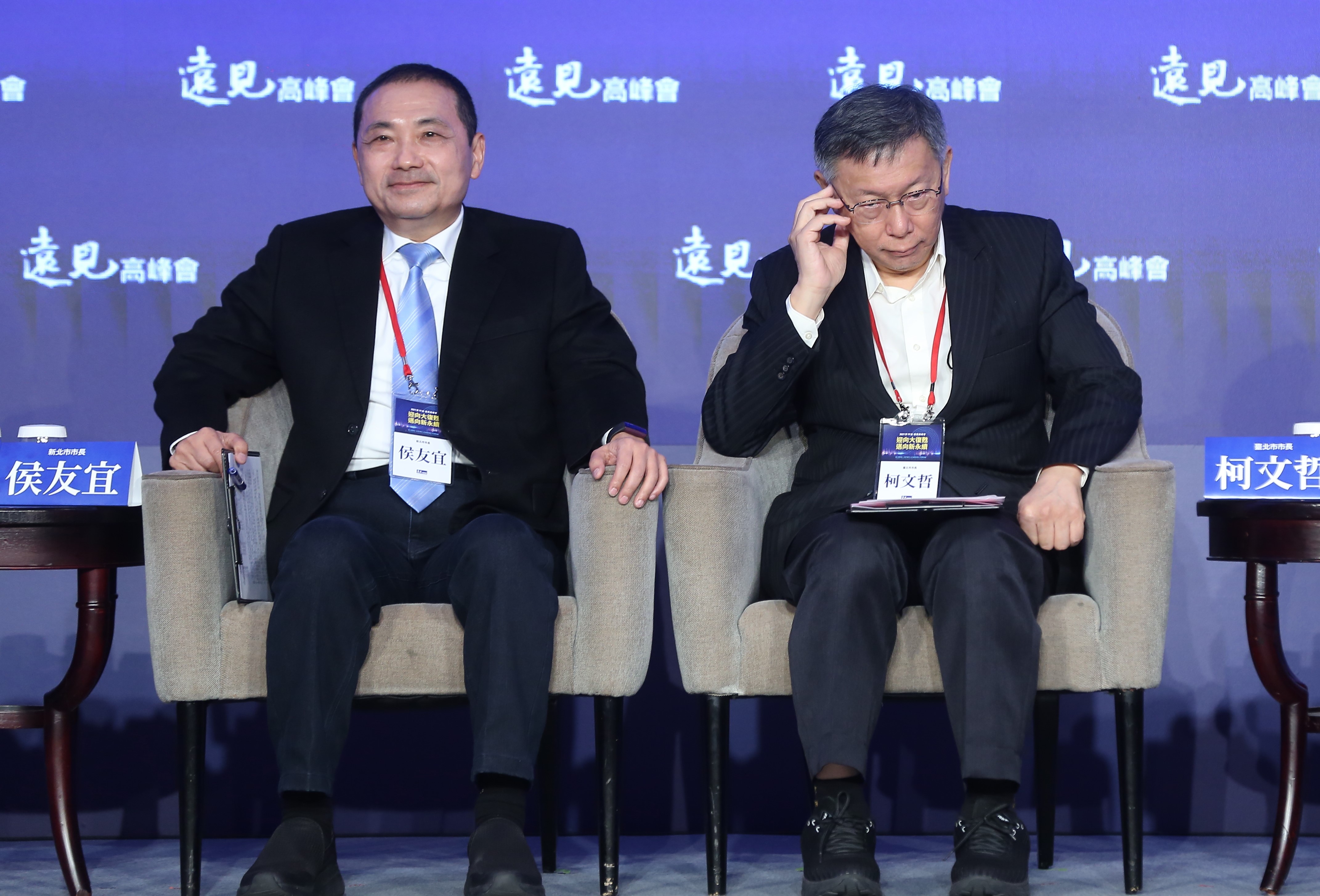 侯友宜形容藍白合就像結婚，要彼此心靈契合，強調會和柯文哲一起努力。（本刊資料照）
