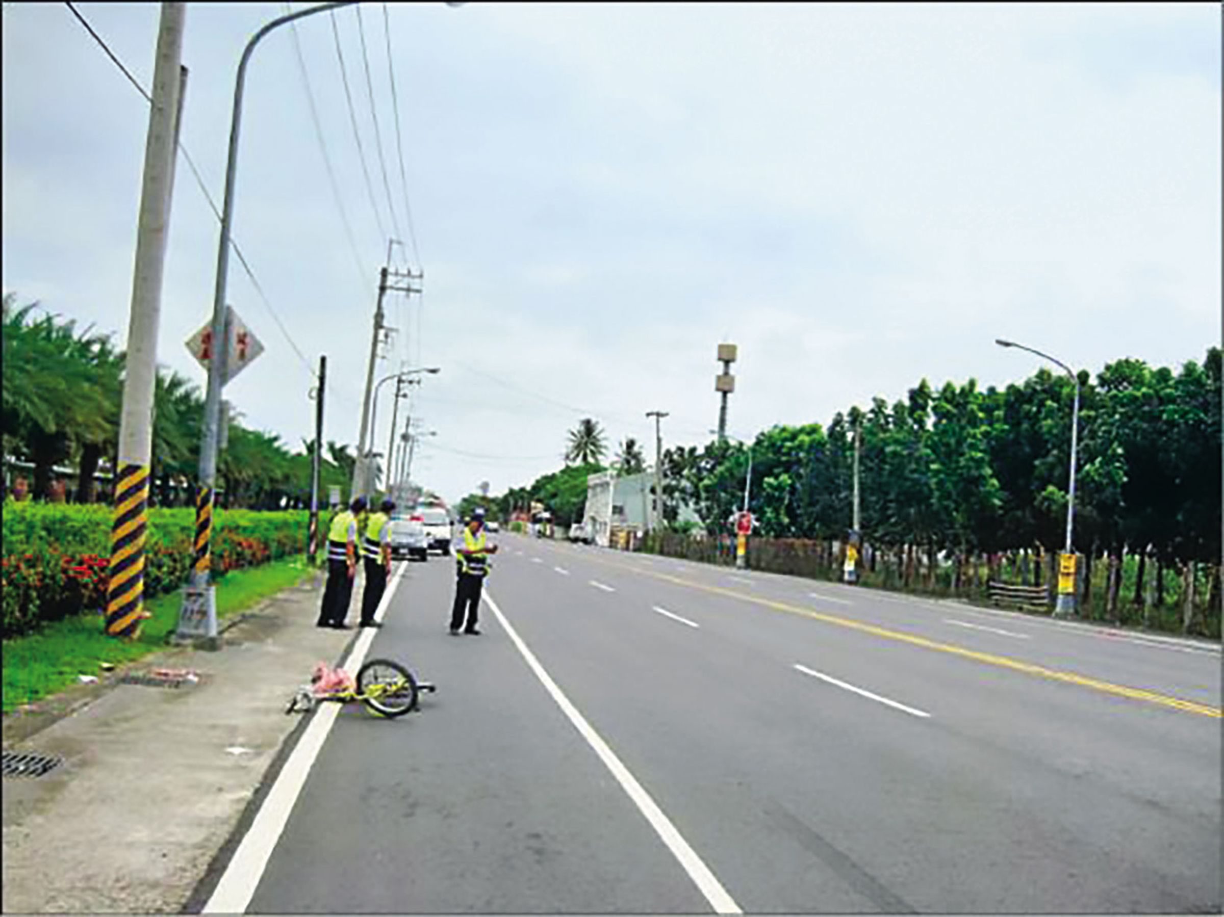 死者游男每天都於固定時間騎車外出,卻在熟悉的路上遭二哥游建村撞死謀財。(翻攝畫面)