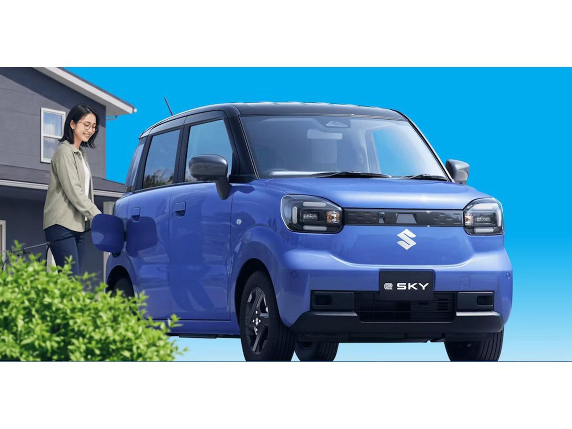 動力配置目前僅提供 2WD 前輪驅動,車重為 1030kg,並在車底配置容量 26kWh 的驅動電池,另外 eSKY 採用小型高效率的 eAxle,將馬達、逆變器與齒輪整合成 3-in-1 結構。