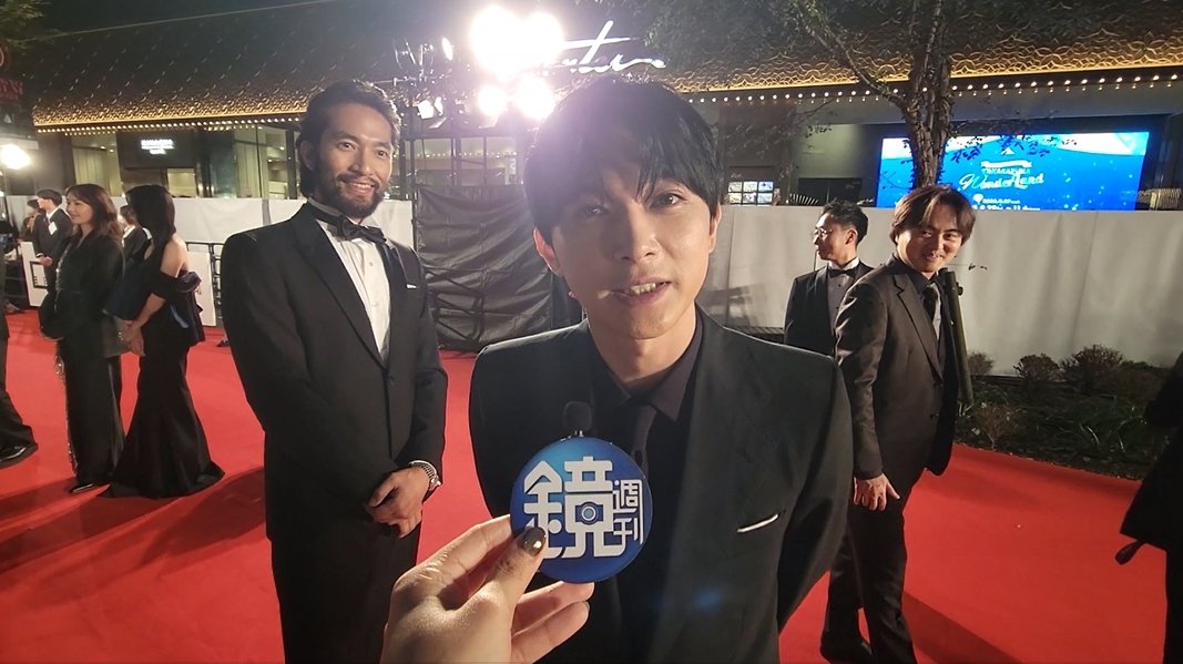 29歲吉澤亮日前在第36屆東京國際影展上，邀台灣觀眾欣賞他主演新作《Family》，左為阿部進之介。