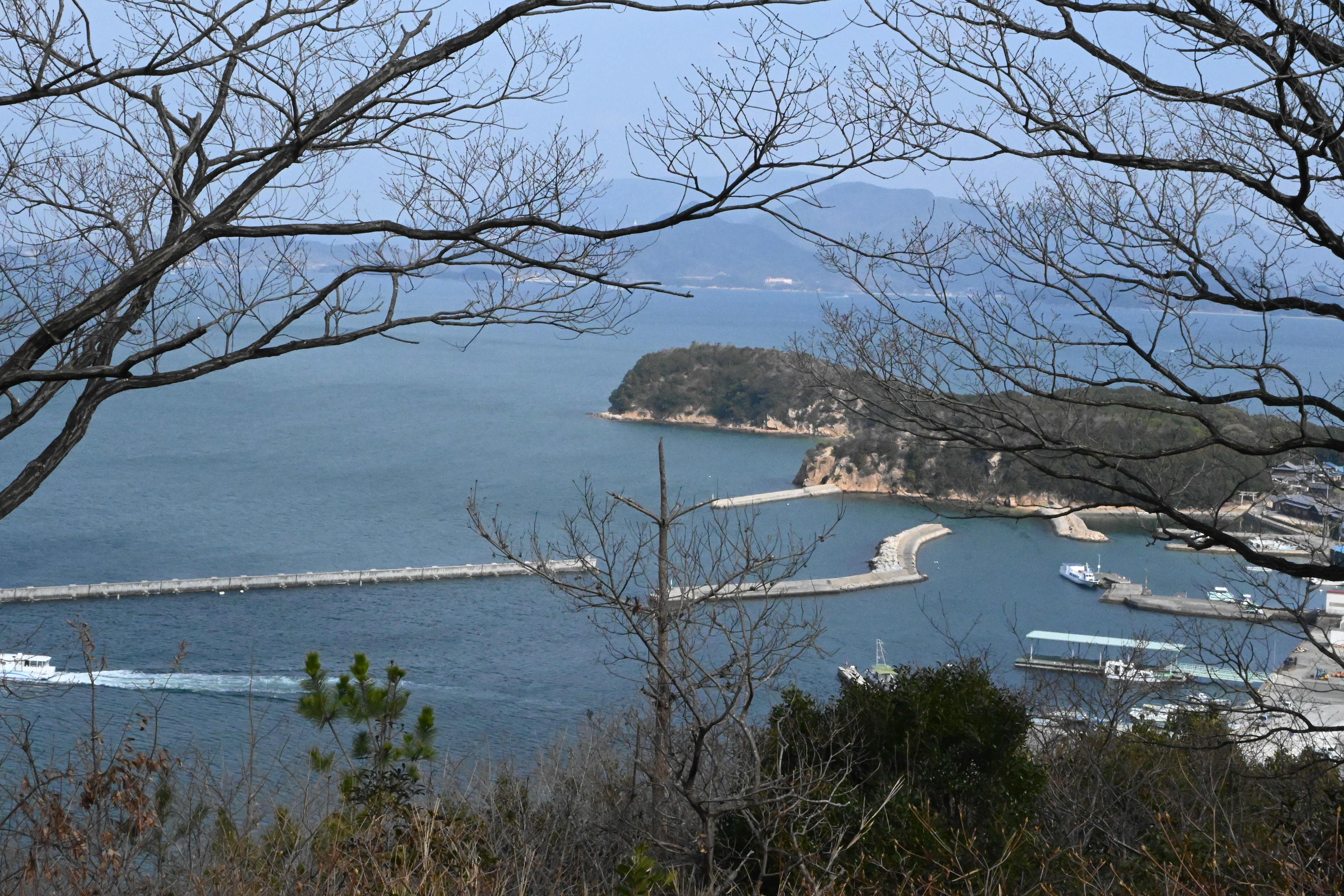 瀨戶內海上共有多達約3千座大大小小的島嶼,著名的幾座島嶼從四國均有渡輪往返。