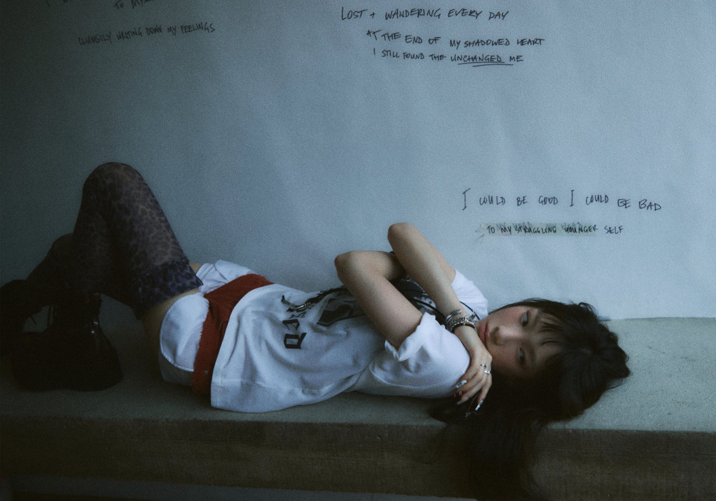 少女時代太妍在新迷你專輯《Letter To Myself》這套造型引起粉絲討論。（翻攝太妍官方X）