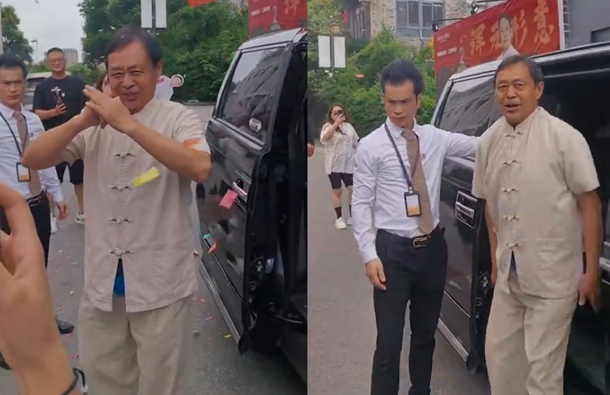 馬保國曾多次武術對決失敗，宣布退出武林，近日轉戰夜店表演撈金。（翻攝微博） 