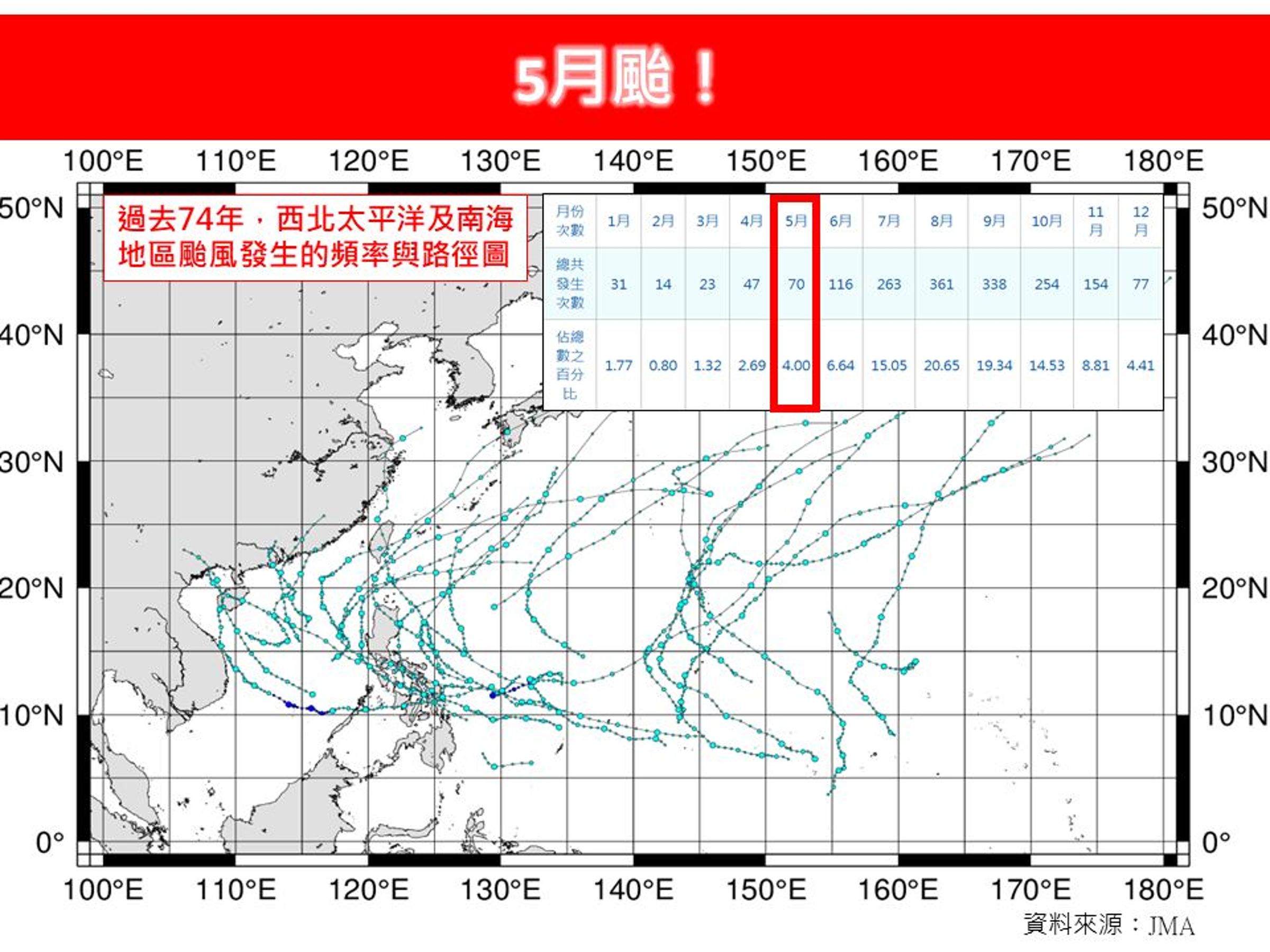 氣象專家林得恩指出,美國模式已模擬5月下旬南海會有熱帶擾動生成的訊號。(翻攝自林老師氣象站)