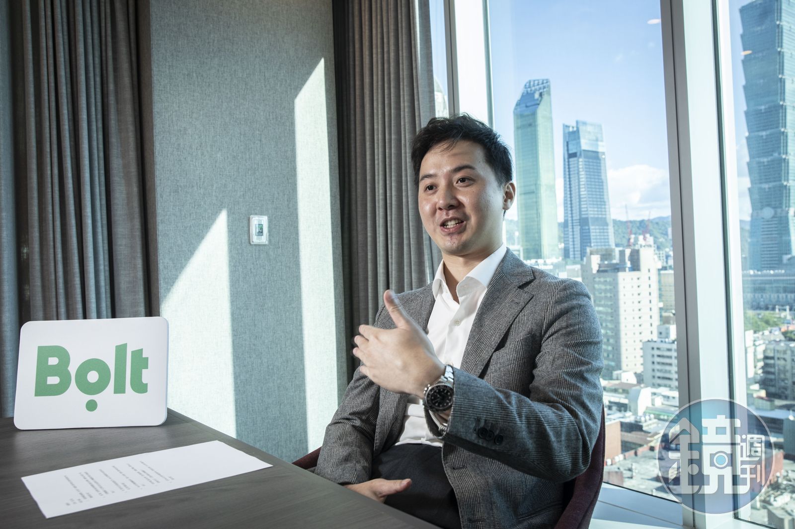 Bolt台灣區總經理曾憲竑身為進軍操盤手，訂出雙目標要站穩台灣市場。