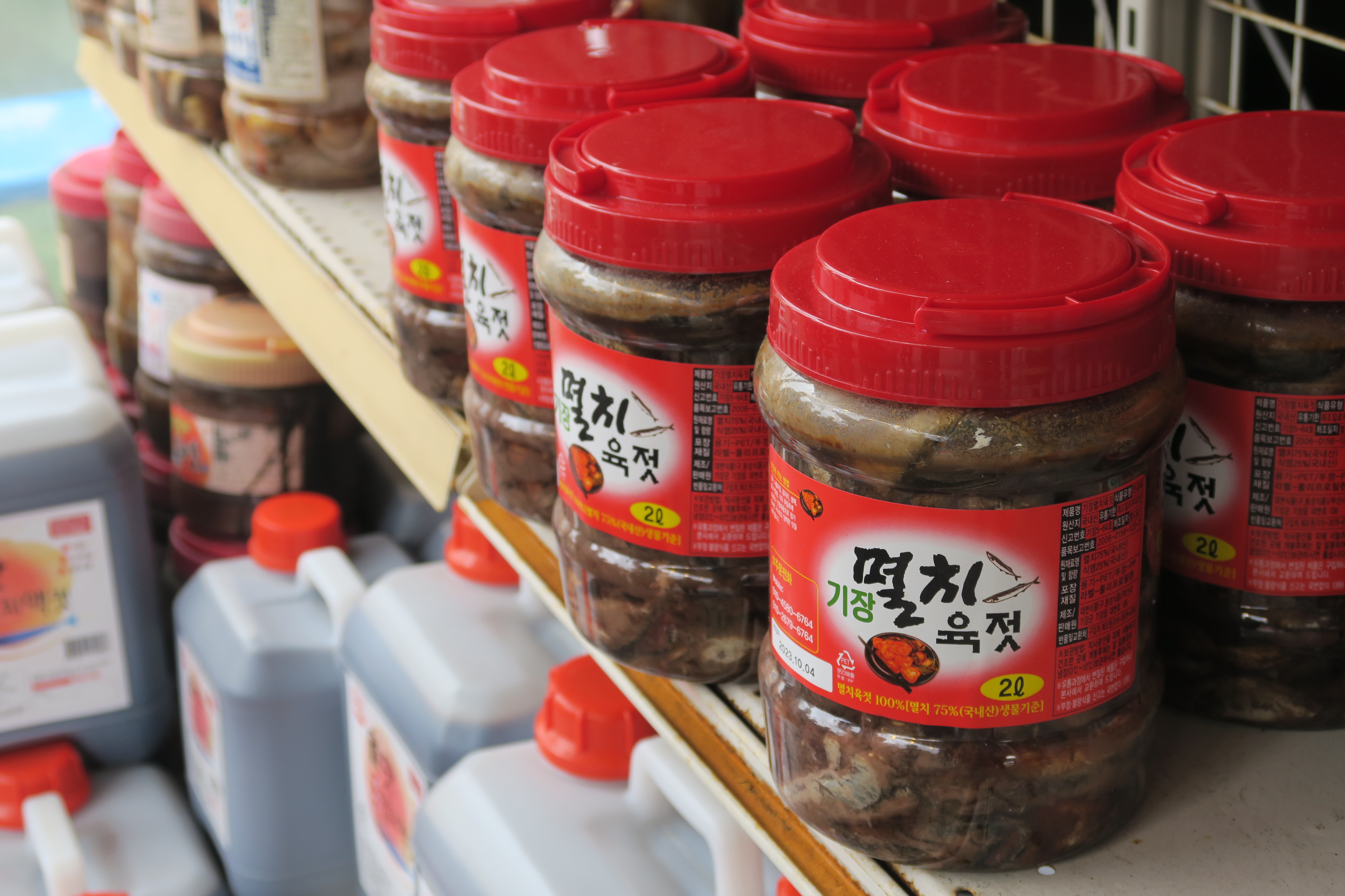 當地製作的鹹魚醬，口味令人好奇。