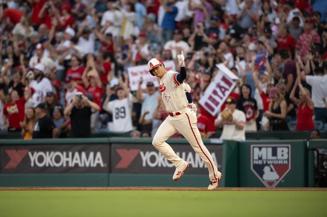 大谷翔平榮登本季美聯全壘打王。（翻攝自Instagram @shoheiohtani）