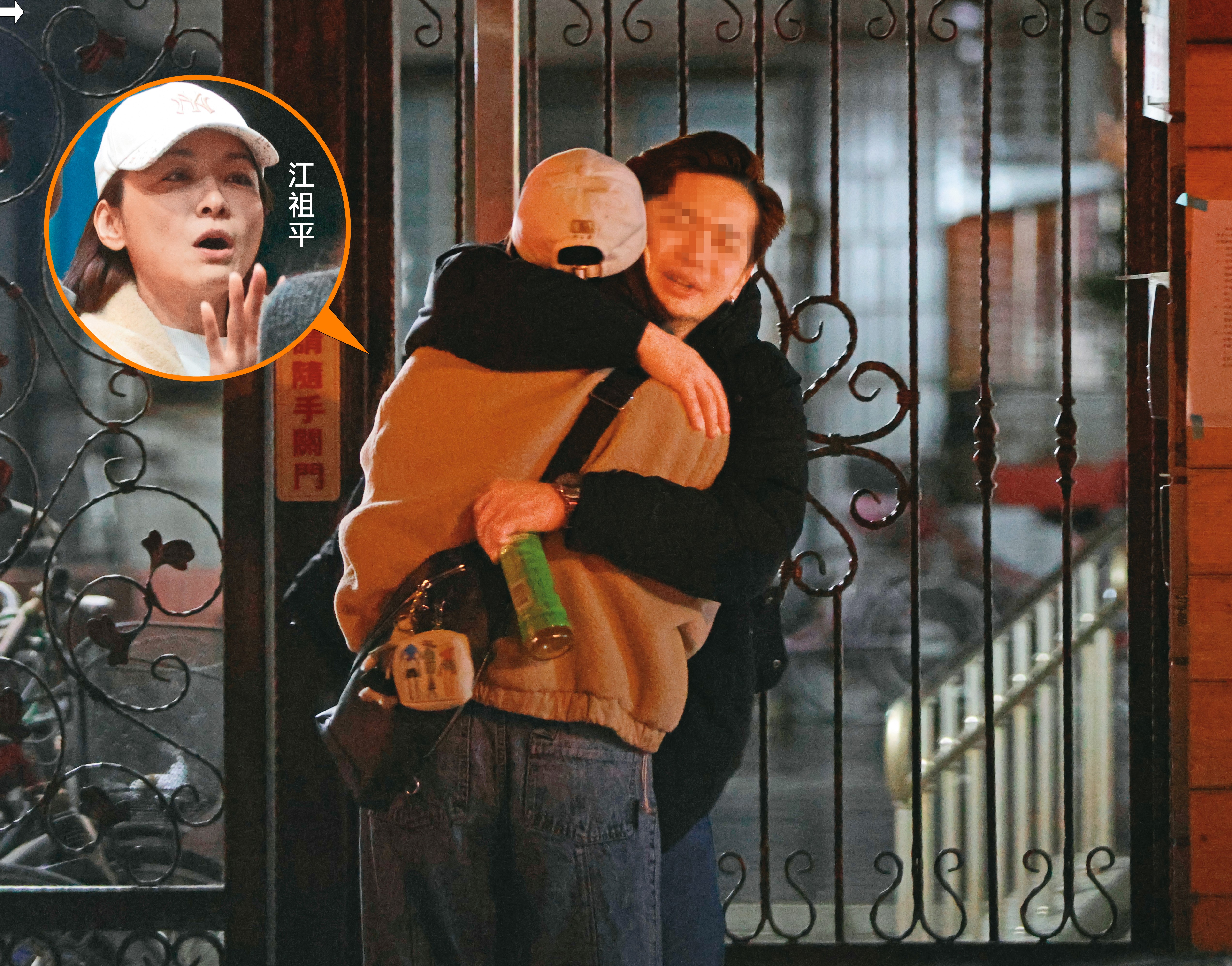 本刊之前曾拍到龔益霆和江祖平街頭抱抱並一起回住處。（本刊資料照）