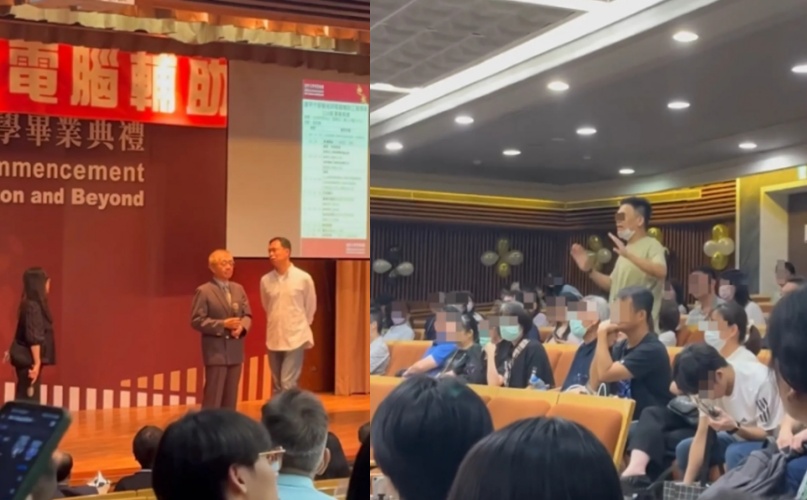 上週五逢甲畢業典禮現場畢業生乾等2小時,最終卻宣布取消。校方今發出千字聲明,說明補辦安排與補助細節。(翻攝自Threads @flower_.317)