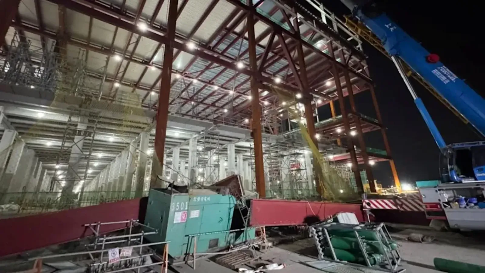 台積電高雄廠4死,引發社會關注。(南科管理局提供)