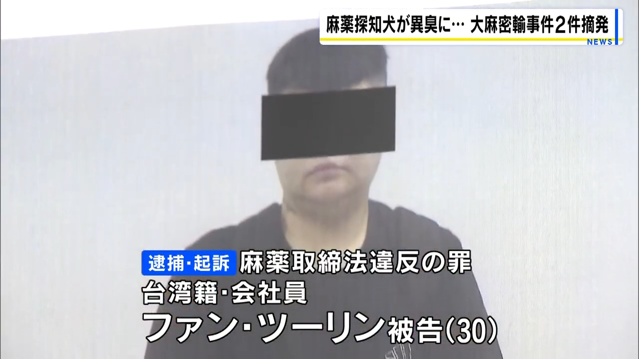 30歲黃子琳遭日本警方起訴。（翻攝自YouTube MBS新聞資訊）