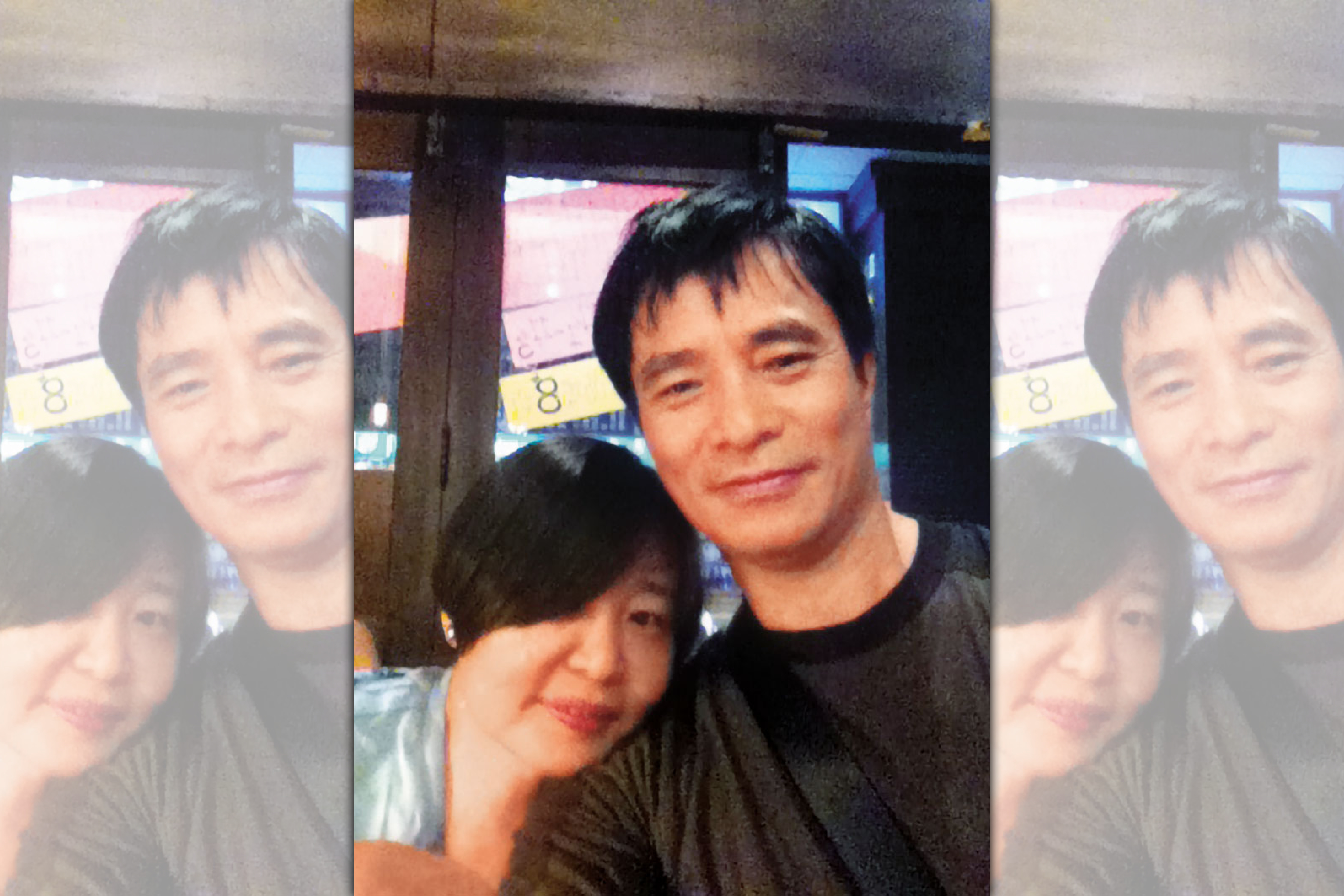 台藝大教授劉靜敏（左）與已故畫家洪天宇（右）外遇多年。（讀者提供）